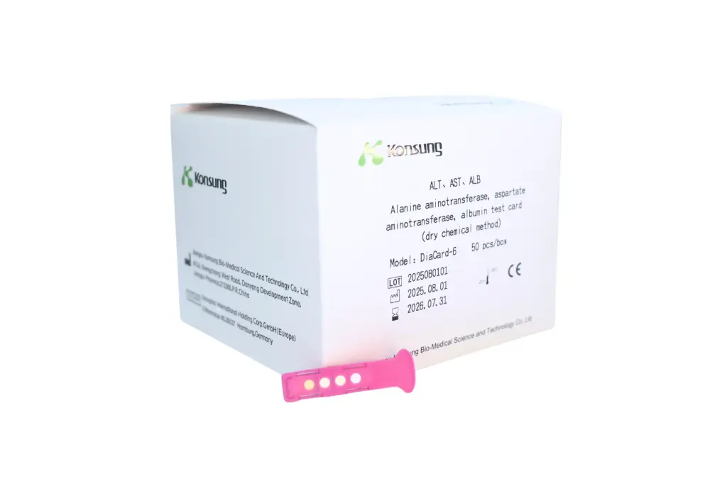 Konsung Alanine Aminotransferase (ALT), Aspartate Aminotransferase (AST), Albumin (10 pcs/box)
