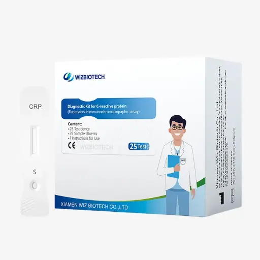 CRP C-Reactive Protein Test Kit For Truma, Inflammation, Cardiovascular Disease Diagnosis, Wizbiotech
